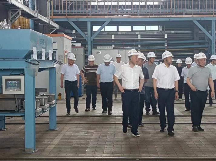 馬鞍山市長(zhǎng)葛斌來海天考察